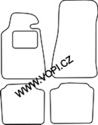 Autokoberce BMW E32 (7-serie) 12/1986 - 05/1994 Autofit (405)